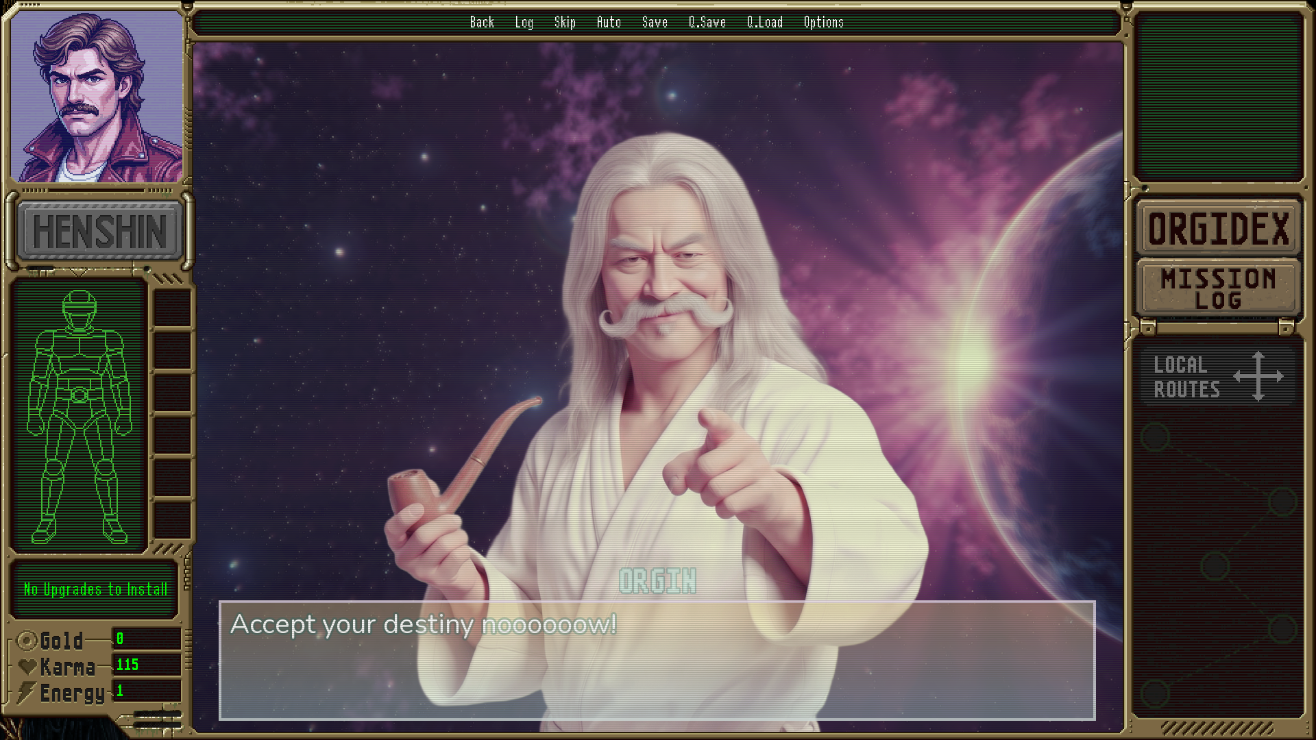 Gameplay — Dialogue with Orgin